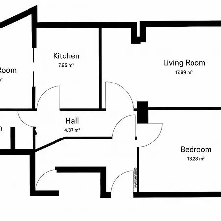 Apartment Spacious 65sqm Private Flat, New And Fully Equipped Kitchen With Dining Room, Direct Bus To Messe *