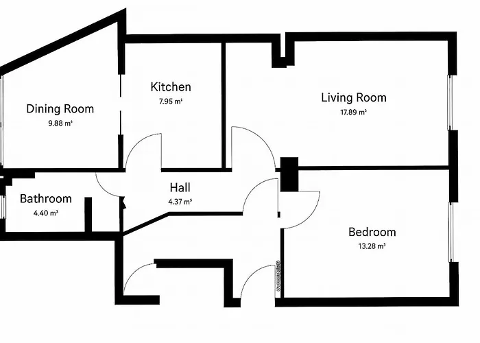 Appartement Spacious 65sqm Private Flat, New And Fully Equipped Kitchen With Dining Room, Direct Bus To Messe *